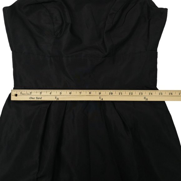 Alfred Sung Silk Boatneck Sheath Dress Womens 8 Amelia Black Cocktail Evening - Picture 5 of 16